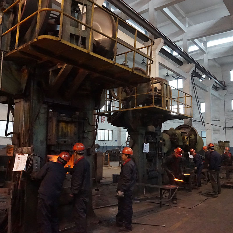 Hot forging