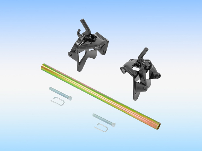 Kit d'assemblage de supports à clipser avec poignée